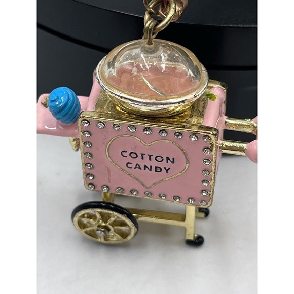 Vintage Betsey Johnson Cotton Candy Machine Popsicle Sweet Charm Chain Necklace - Picture 10 of 16